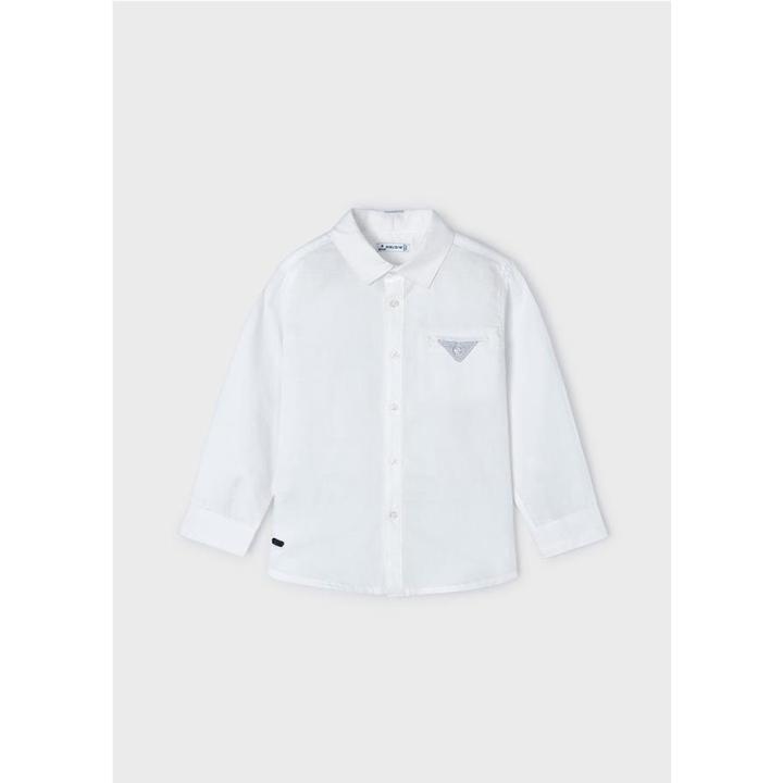 Giacca Slim Suiting Mayoral Per Bambini E Ragazzi - Colore Bianco Osso, 98% Cotone 2% Elastan, Collezione Primavera-Estate - Foto 3