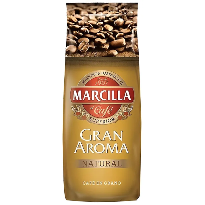 1Kg Café Marcilla Natural en grano Gran aroma 1Kg Café Marcilla Natural en grano Gran aroma