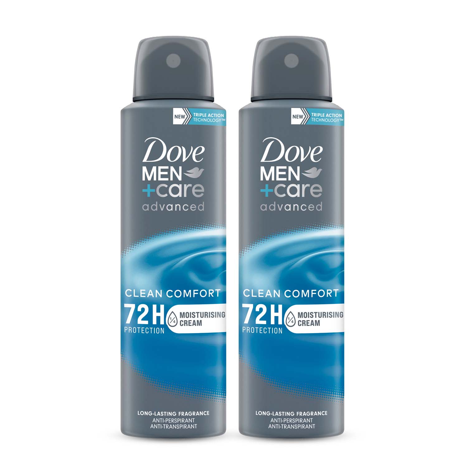 Pack de 2 desodorantes Dove Men +Care Advanced Clean Comfort por sólo 4.91€ ¡¡30% de descuento!!