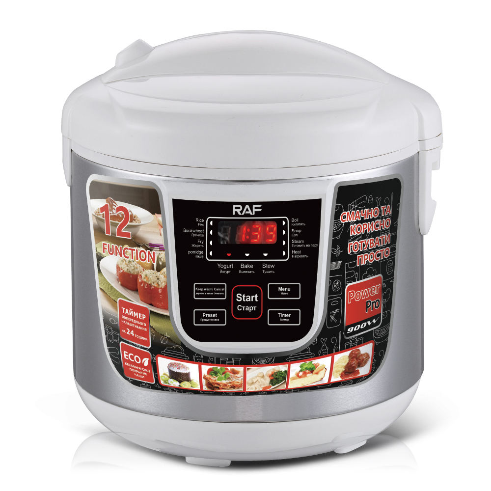 Olla Arrocera Eléctrica Redonda RAF R.166 Multicooker para Cocina Doméstica de Fabricantes Profesionales -