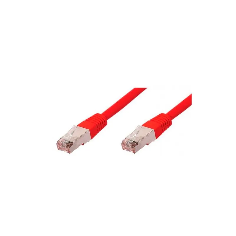CABLE EQUIP RJ45 LATIGUILLO F-UTP CAT.5E 1M ROJO Raíz Conectividad y Redes Cables Inicio Cable Red UTP FTP EQUIP cable; adaptador |