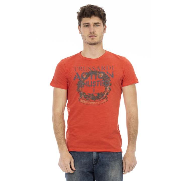 Camiseta Básica Trussardi Para Hombre - Corte Clásico, Tejido Liso, Varios Colores Y Tallas Disponibles
