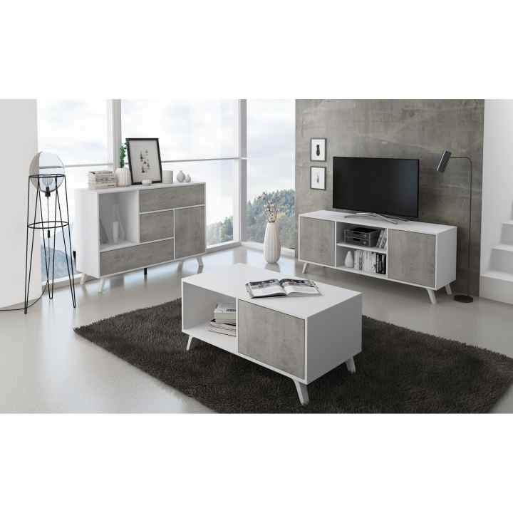 Mueble De Salón Idem Con Patas - Módulos De Comedor - Mueble Tv Salón -  Conjunto De Muebles - Módulo