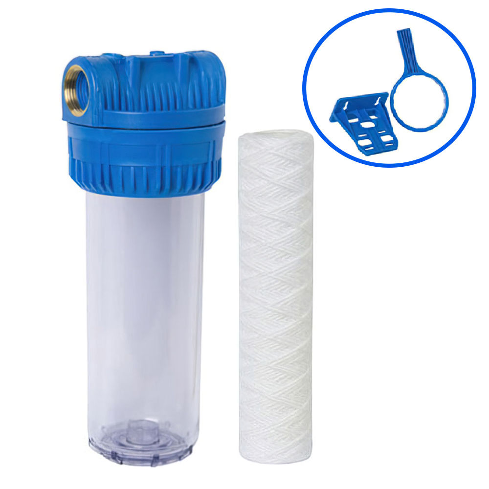 Kit Filtro De Agua Portacartucho Con Llave Cartucho Bobinado Miravia