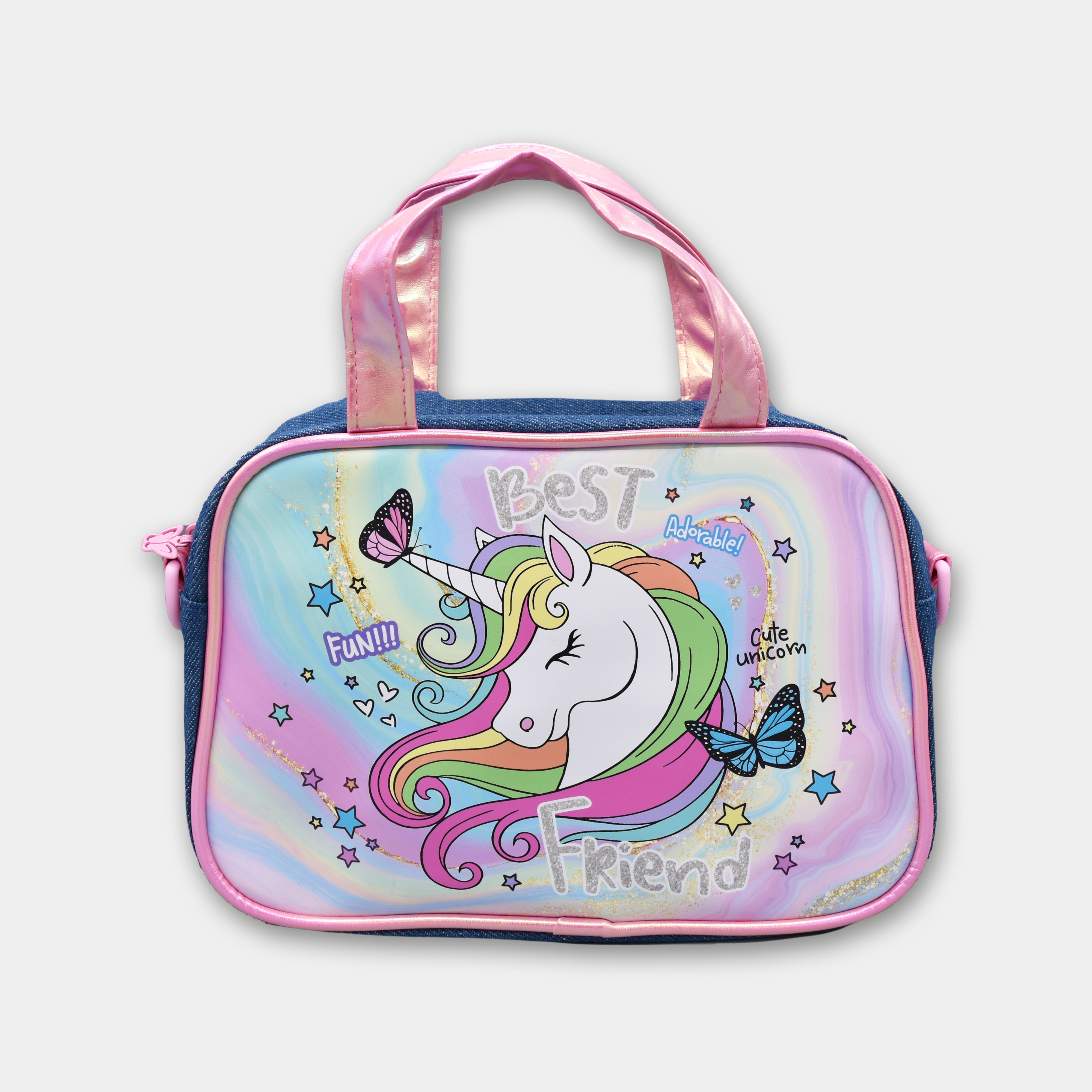 Mochila Guardería Unicornio para bebé Color Colorete