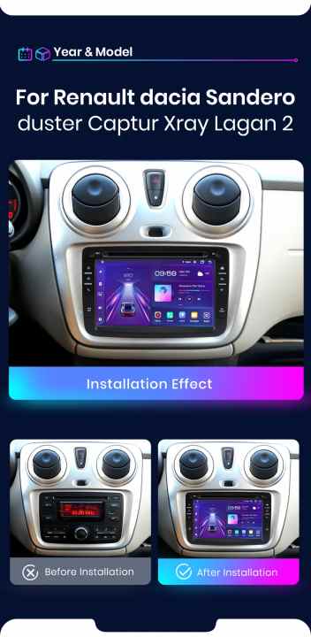 Junsun CarPlay Car Radio Multimedia Player For Renault Clio 3 2005 2006  2007 2008 2009 2010-2014 Android Auto GPS 2din autoradio - AliExpress