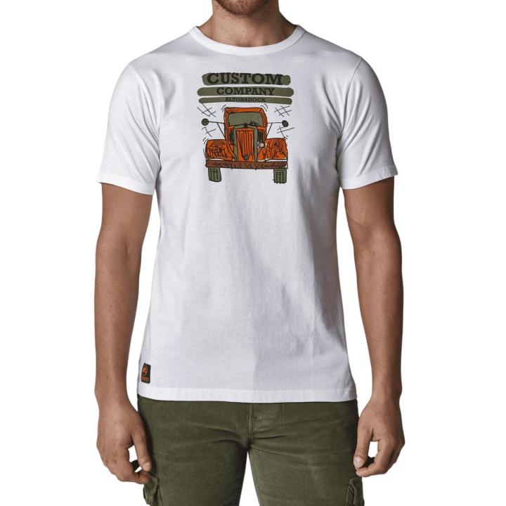 Altonadock Camiseta Altona Dock Blanca Custom Company para Hombre