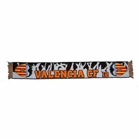 Écharpe VALENCIA Doblete 2003 2004 – Liga Et UEFA, Vintage Orange, Supporter