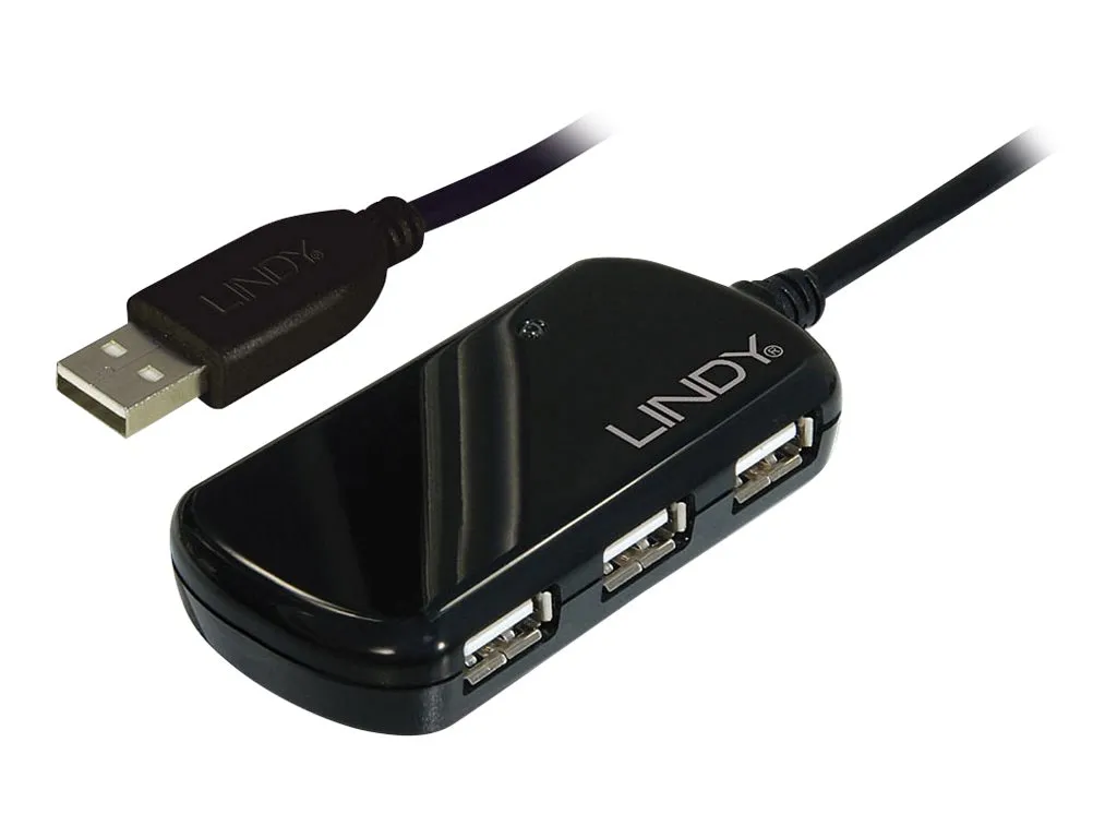Lindy USB 2.0 Active Extension Pro 4 Port Hub hub 4 puertos Miravia