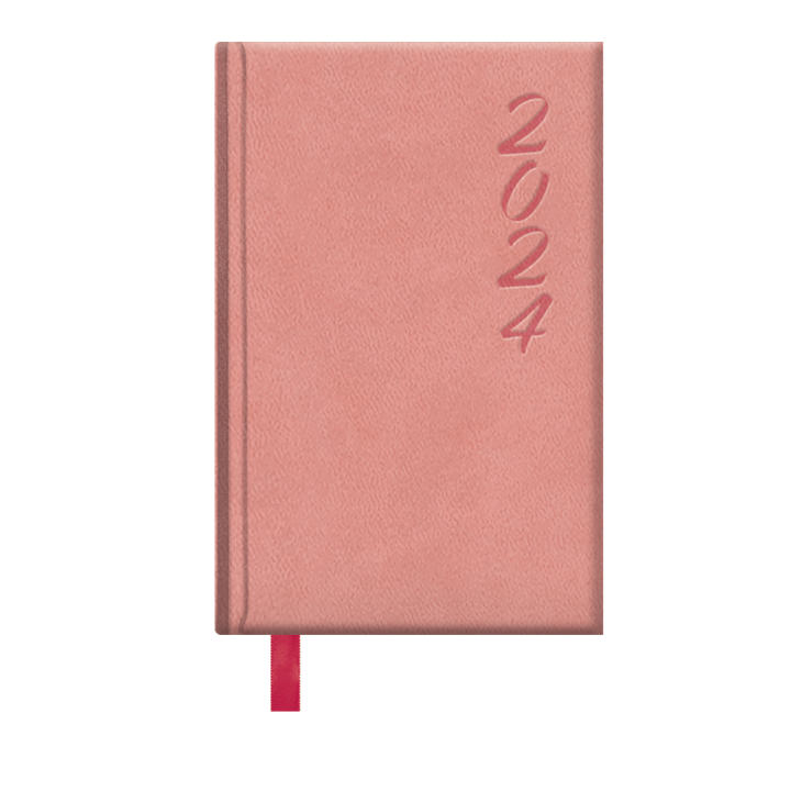 Agenda Montana - Día Página - 14 X 20 Cm. - Color Teja