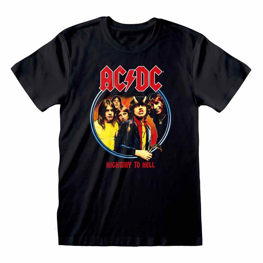 Camiseta Oficial De AC/DC Para Hombre – Serigrafía De Alta Calidad – Hombros Sellados – Impresa En USA – Estilo Rock Clásico