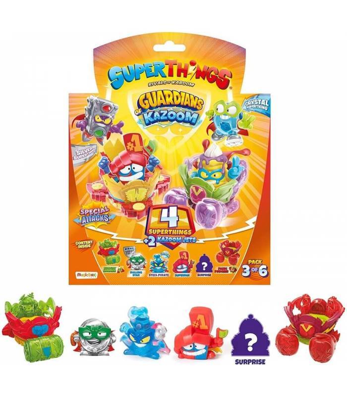 SUPERTHINGS Guardians of Kazoom – Pack 4 SuperThings Version 3/6 ...