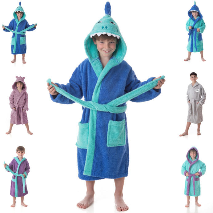 Albornoz Infantil Con Capucha Little Princess Dhestia
