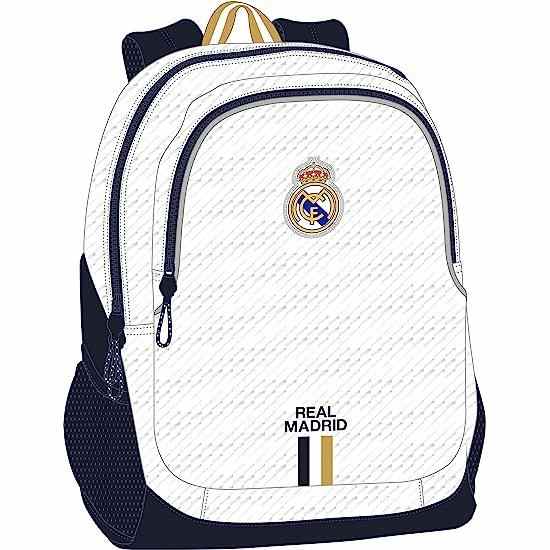 MOCHILA JUNIOR ADAPT.CARRO REAL MADRID 1ª EQUIP. 22/23