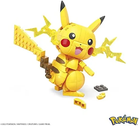 Mega construx Construx Pokémon Coleccionista Pikachu Figura De 900