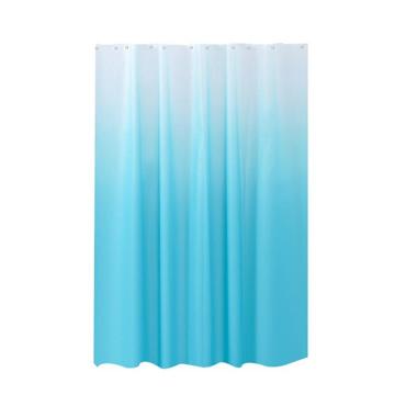 Cortina de ducha 180 x 180 cm Cortinas de baño antimoho Tejido de poliéster  Lavable a máquina Patrón Azul