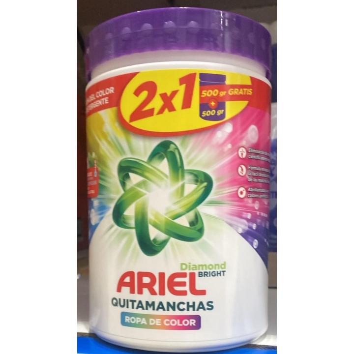 Ariel -Detergente Quitimanchas para ropa de color 500G+500G | Miravia