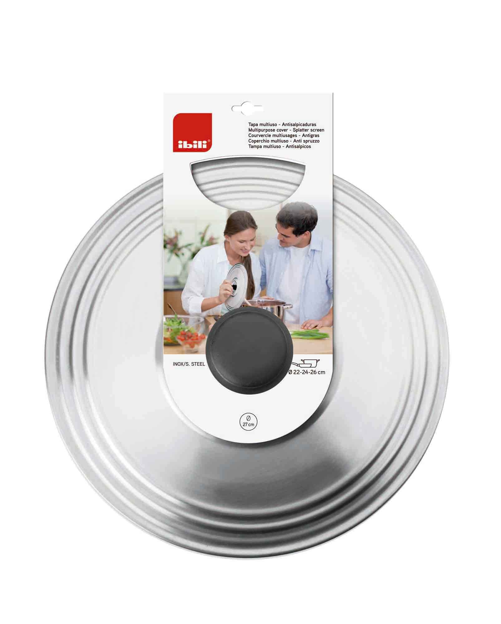 TAPA INOX 22-24-26 CMS. MARCA IBILI REF.715727 | Miravia