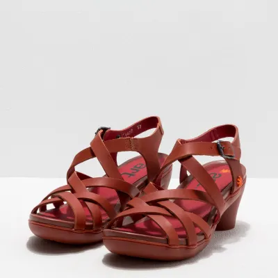 Sandali Con Tacco ART 1477 Alfama - Pelle Donna, Made In Spain - Foto 8