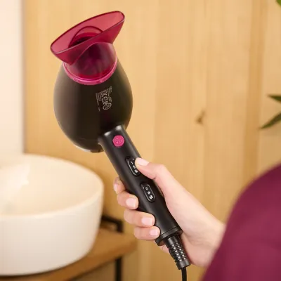 Solac - Secador de pelo profesional Hyperdinamic Ionic 2400W con Tecnología iónica, 2 velocidades, 3 temperaturas y Golpe de aire frío. Filtro extraíble incluye 2 accesorios: difusor y concentrador - 3