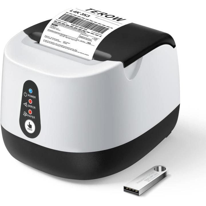 Doki TEROW Impresora Térmica POS, Impresora de Recibos USB de 58 Mm ...