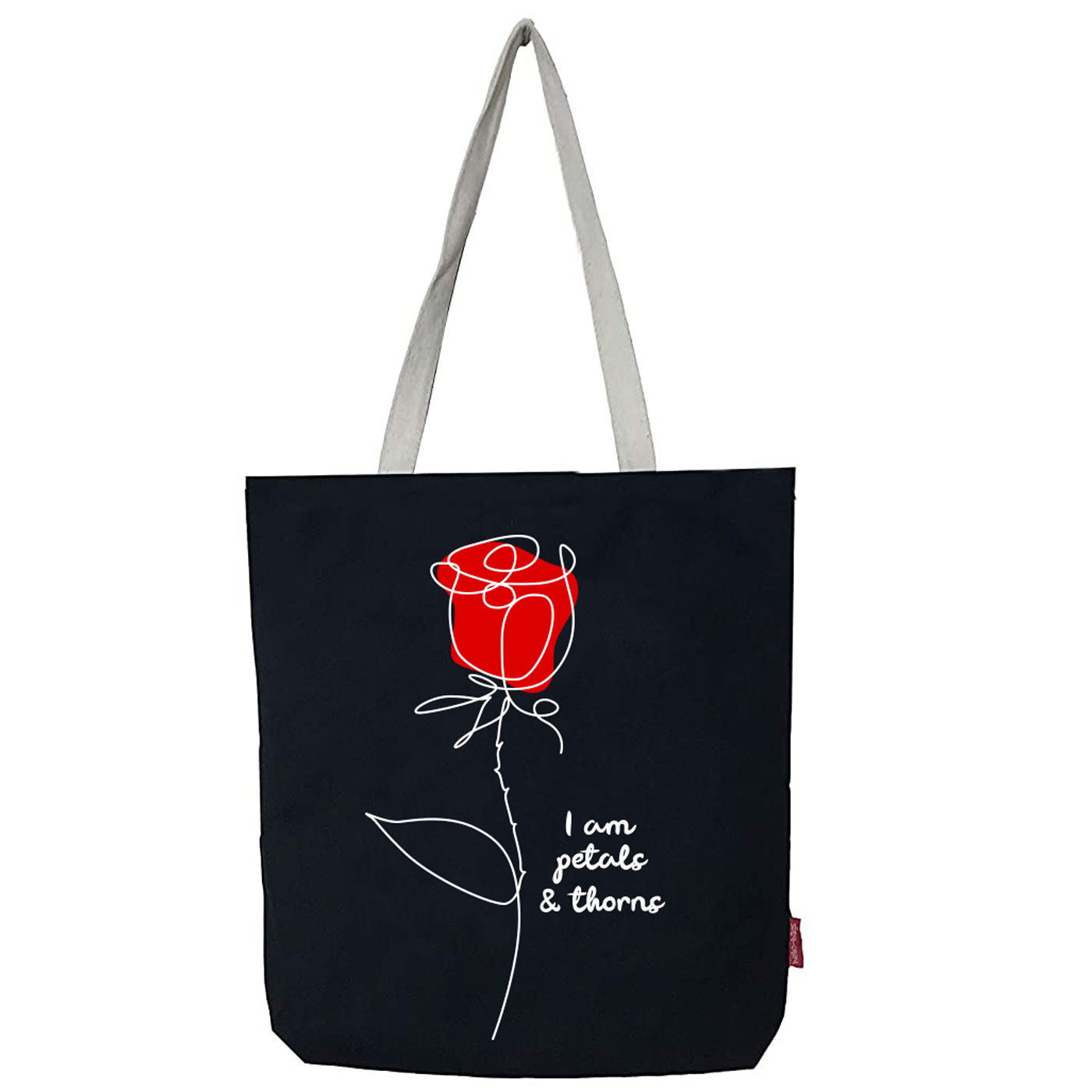 Hello-bags Strandtasche / Make-up-Tasche 23 Cm - Aus Canvas, Vielseitig Als Wristlet Oder Kulturtasche