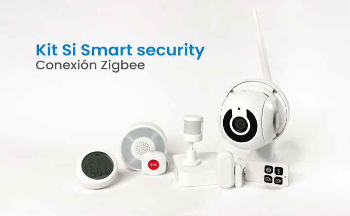 Puerto de enlace cable HUB LAN, Zigbee + Smart Security System