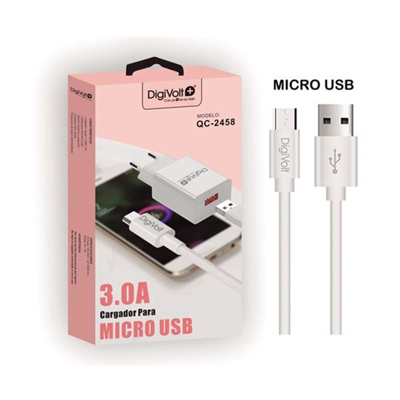 OcioDual Cable USB Cargador para Tablet 3.5mm DC 5V 2A