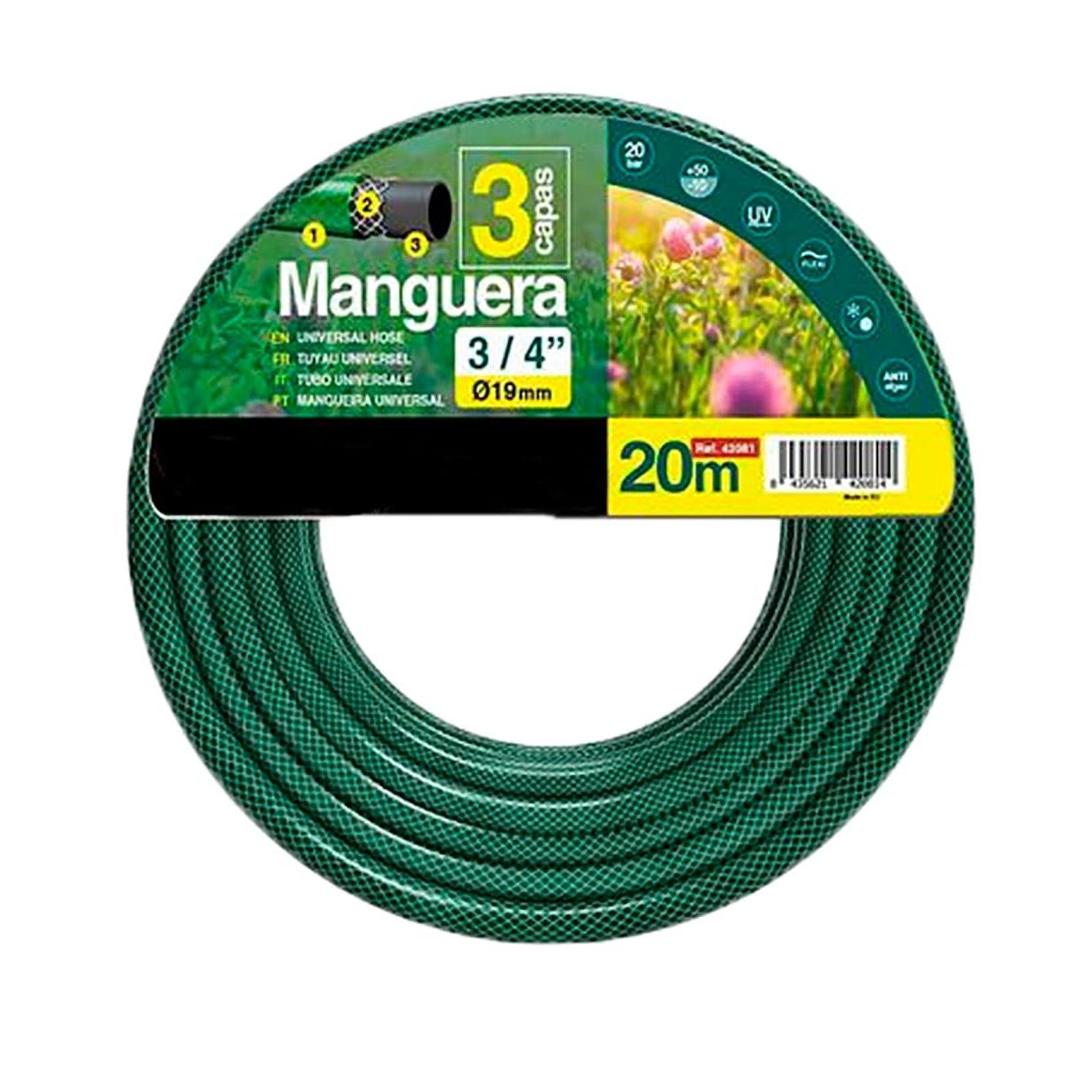 Manguera Jardin, Manguera Enrollable Pistola con 7 Modos,Conectores de 1/2  y 3/4 Pulgadas Flexi Hose,Green-150FT