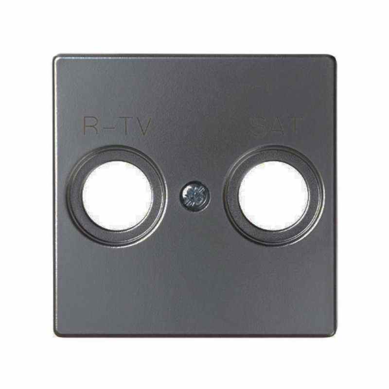 Placa Toma R-tv Blanco Mate - Suministradora Del Vallés