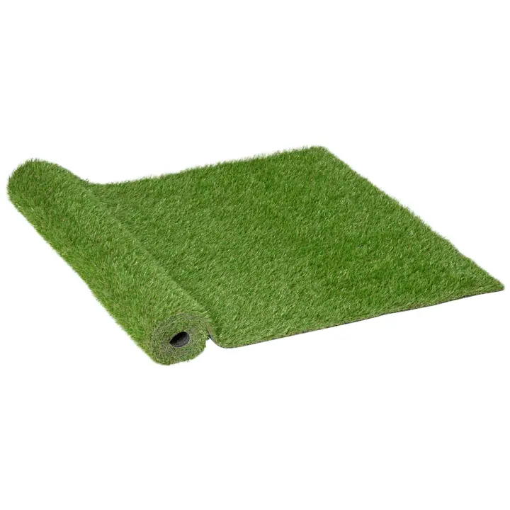 Outsunny Césped Artificial 30x30 cm 10 Piezas con Altura de Hierba 25mm  Alta Densidad de 6500 Tipo Alfombra o Estera de Hierba Sintética de  Exterior para Jardín y Terraza Verde