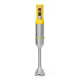 Mellerware - Batidora de mano, batidor Spiro Core Negro, alta potencia 1000W, funcion Turbo, Vaso medidor, Acero inoxidable, accesorios Cocina, muy potente, velocidad regulable, desmontable, antibacterias - Amarillo