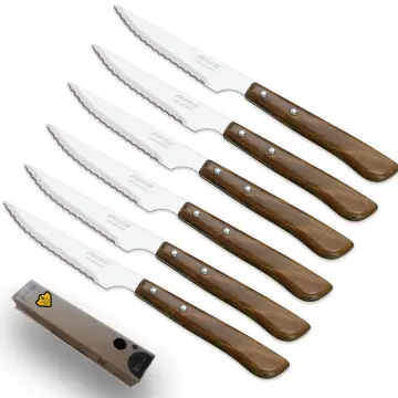 Cuchillos para carne de mesa 4 unidades