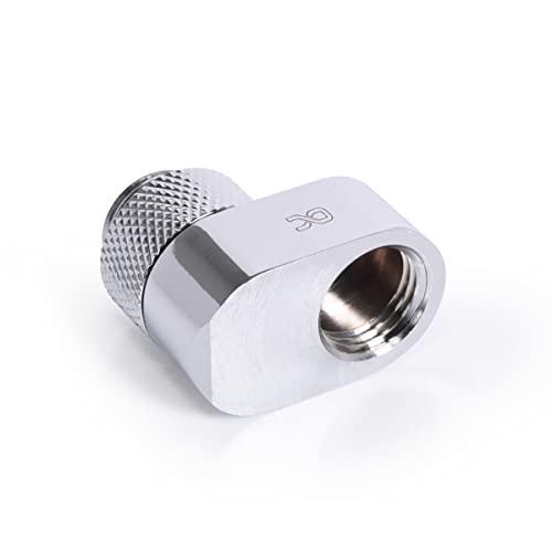 Raccordo Girevole Alphacool 17602 16mm - G1/4 AG Su G1/4 IG - Cromato Per Impianti Di Raffreddamento Ad Acqua PC
