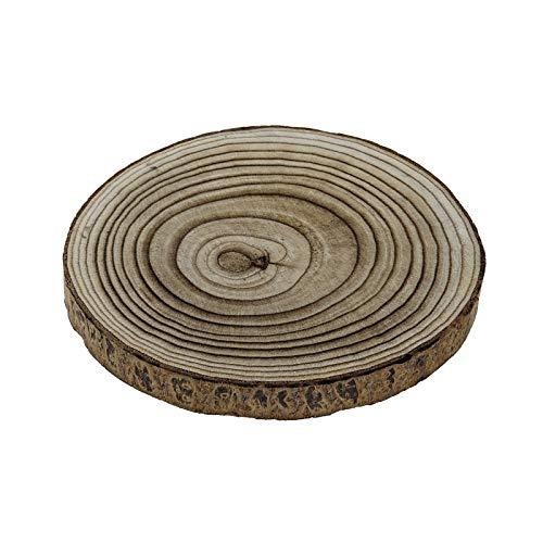 Vassoio Svuotatasche In Legno DAMDAM GO - Design Mandala Floreale - 22x22x4 Cm - Foto 9