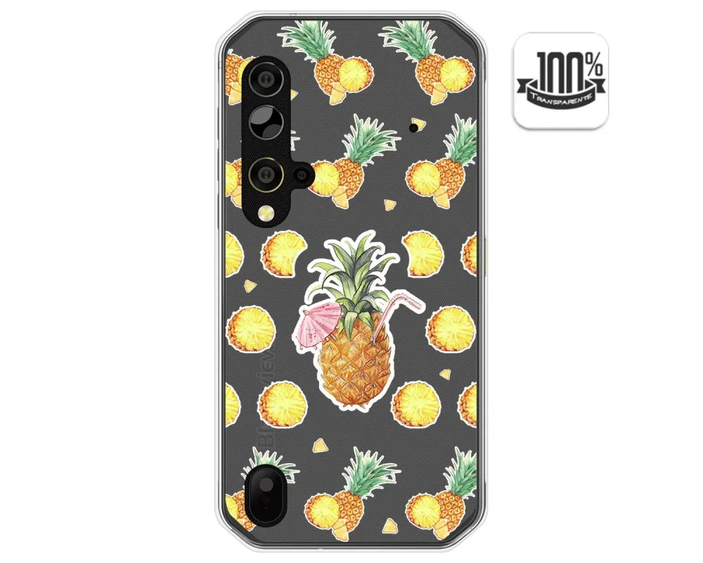 Funda De Cuero Para Blackview BV9900/Pro - Con Ranuras Para Tarjetas Y Soporte Integrado