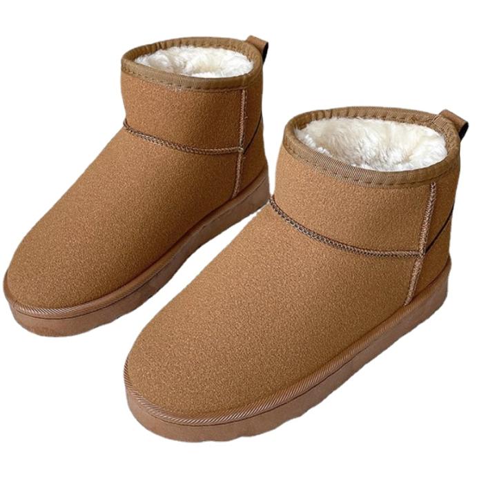 Botas Nieve Mujer YXCFEWD Botas Invierno Mujer - Piel Sintética Forro Peludo Ante Calzado Abrigado
