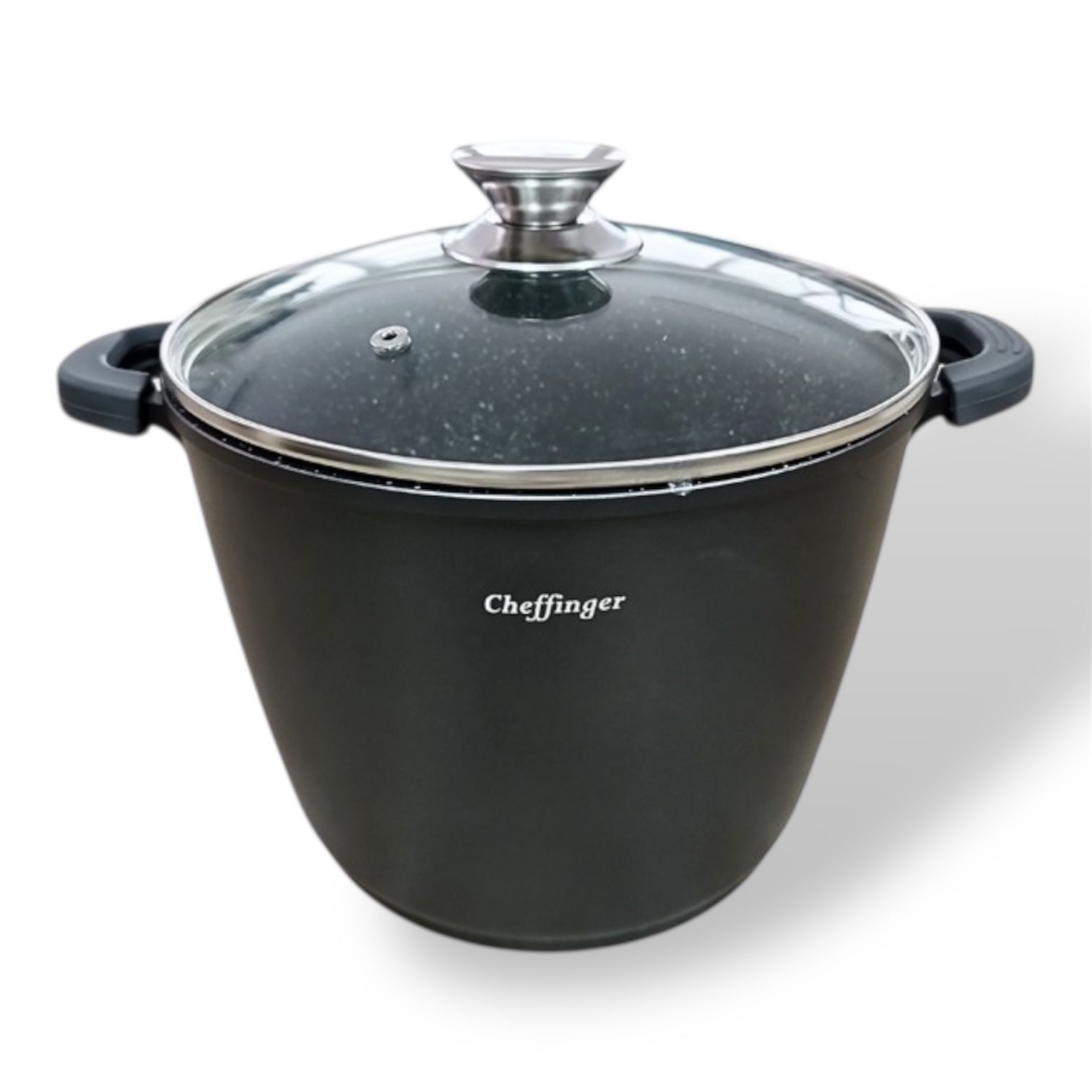 Olla De Inducción Recubrimiento Anti-adherente Efecto Mármol 28cm Con Tapa - 28 CM - 24 CM