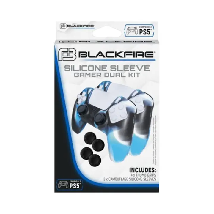 BLACKFIRE SILICONE SLEEVE GAMER DUAL KIT (4 GRIPS + 2 SILICONE SLEEVES