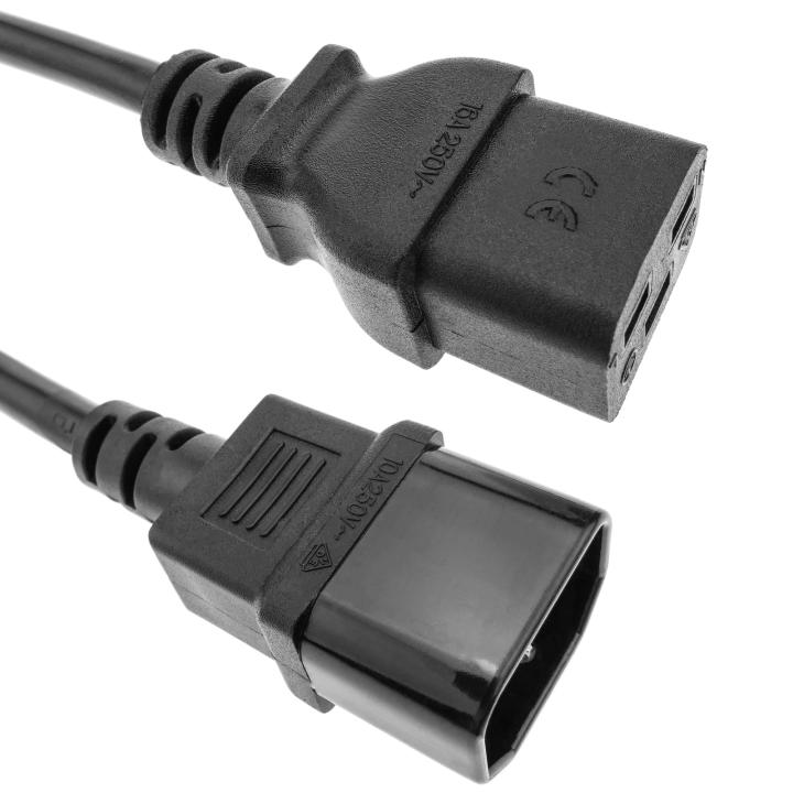 BeMatik Cavo Elettrico 3x1.5mm² IEC C19 A Schuko 1.8m Per Server E UPS