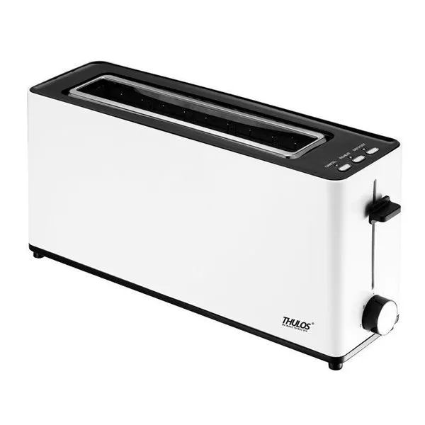 Tostador Thulos TH-TV201 Ranura extralarga blanco - TOSTADORA 900W