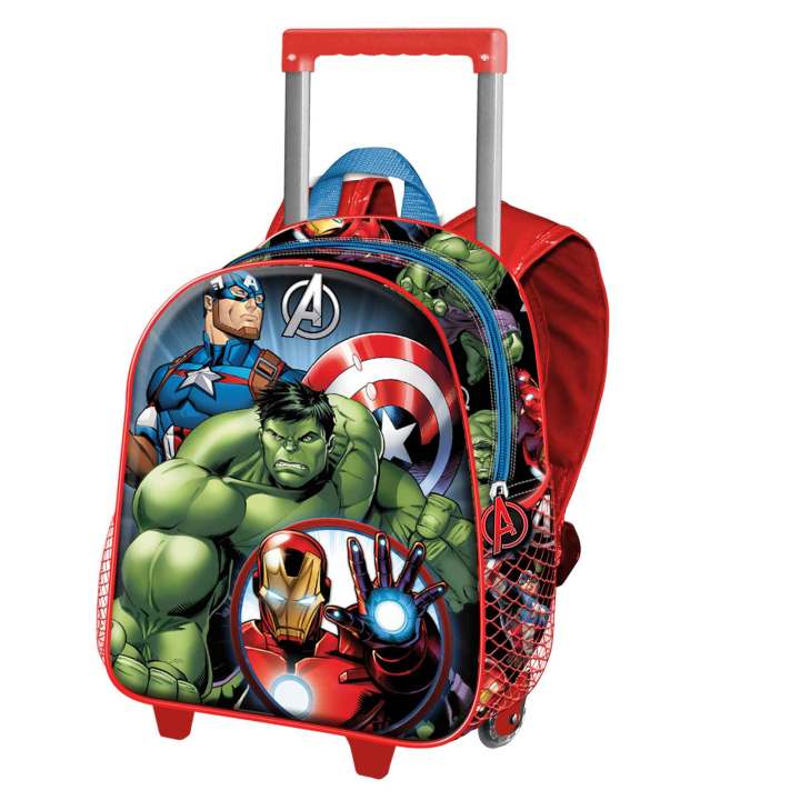 Marvel Los Vengadores Bros-Mochila 3D Pequeña, Azul main image 1