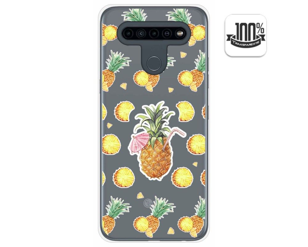 Tumundosmartphone Cover Gel Trasparente per LG K41s / LG K51s Disegno Disegni - Autunno