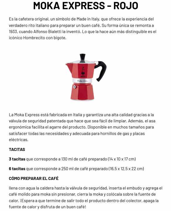 Bialetti - Moka Express: Icónica Cafetera Italiana para Espresso, Auténtico  Café Italiano, Cafetera Moka 3 Tazas (130
