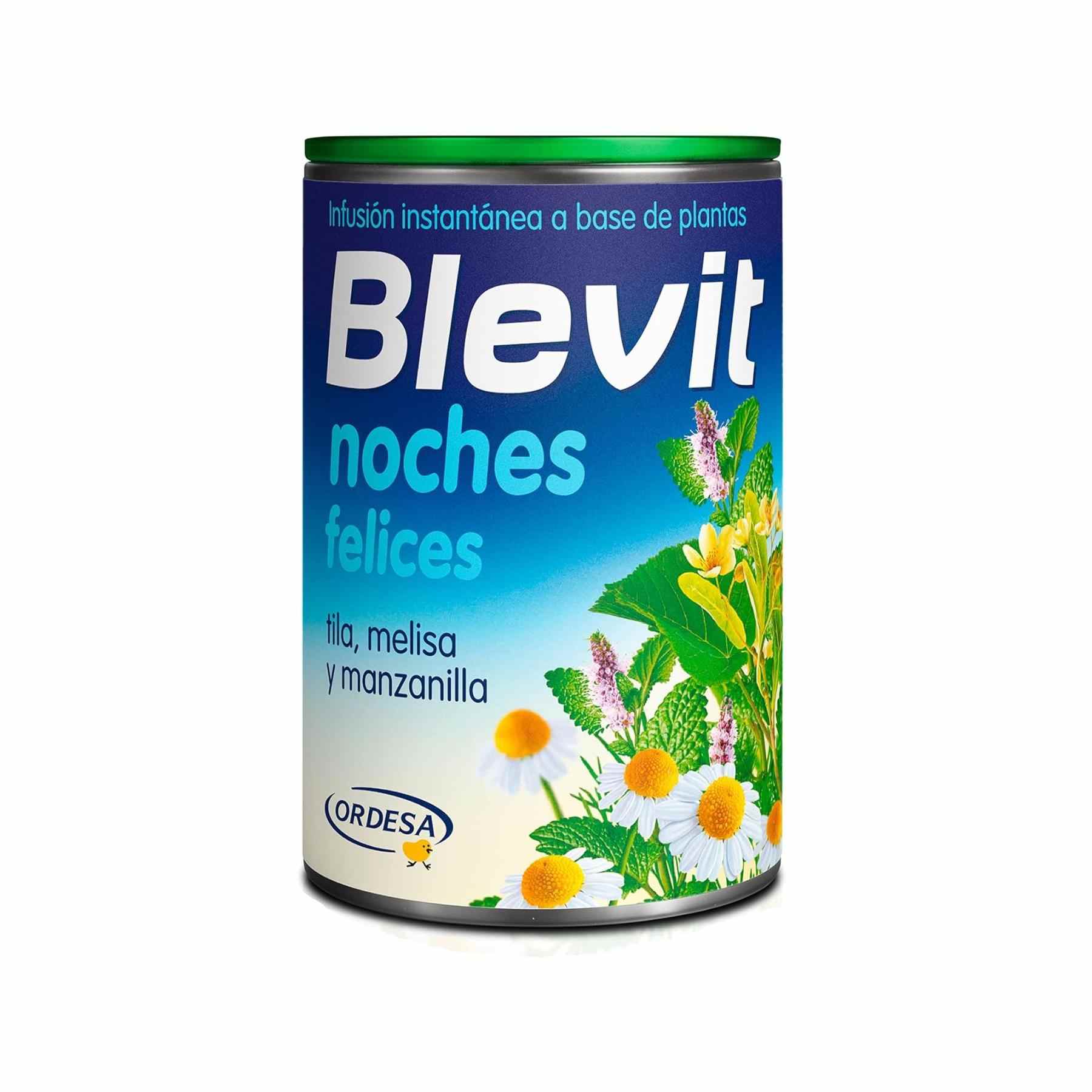 Blevit Noches Felices Infusión relajante en polvo con Tila, Melisa y