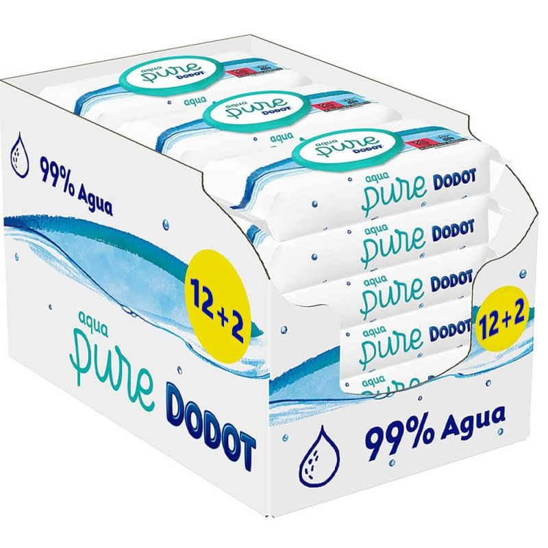 Dodot Aqua Pure Pack 9x 48 = 432 Toallitas