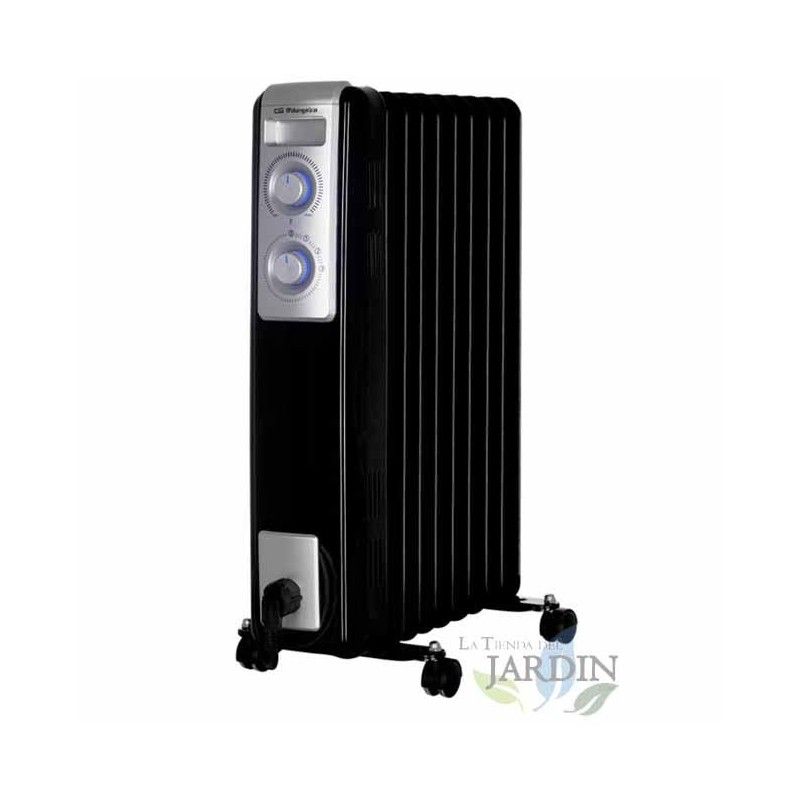 Radiatore Olio Orbegozo RAD 2000 2000W - 9 Elementi, Telecomando, Timer 24h E Display Touch LED