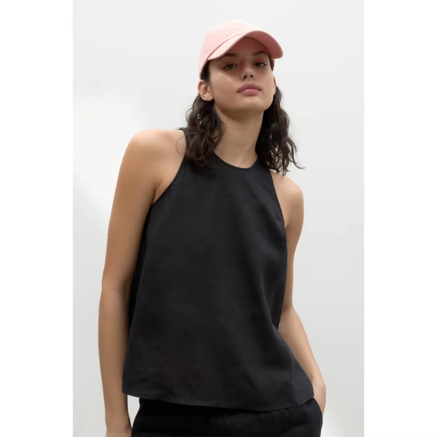 ECOALF CAMISA LOLA LINO RECICLADO MUJER NEGRO