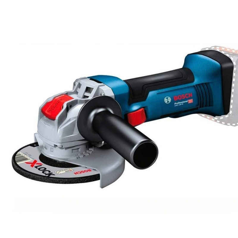 Amoladora Angular Bosch Professional GWX 18V-8 - Sin Cable, Con Sistema X-LOCK, 800W De Potencia Equivalente