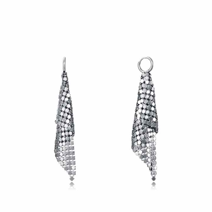 Orecchini Lunghi Viceroy Chic 1337E01010, Donna, Acciaio Inossidabile Argentato, Finitura Lucida, 6 Cm